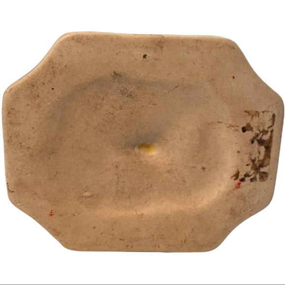 Vtg American Chinaware Corporation Ceramic Yellow Elephant Ohio USA Pottery 3.5” - Picture 8 of 9